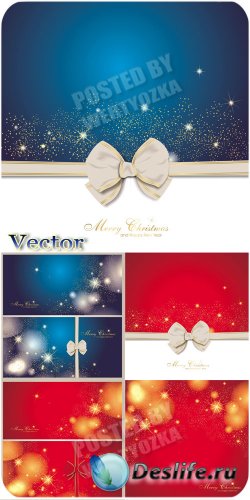    / Christmas sparkling background - stock vector