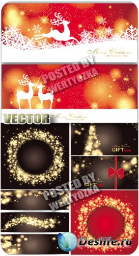      / Christmas backgrounds - stock vector