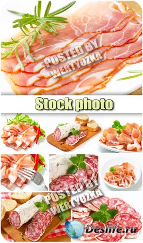  ,  / Meat products, sausages - stock photos