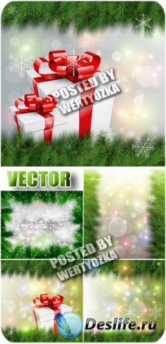       / Christmas background - stock vector