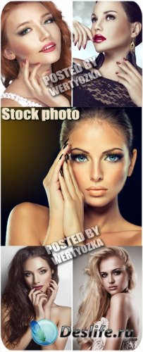     / stylish and beautiful girl - Stock photos