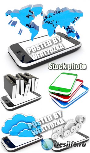 Смартфоны, современные технологии / Smartphones, modern technology - stock  ...