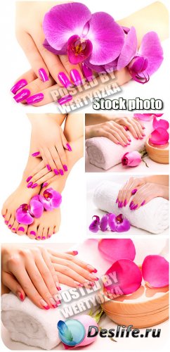,    / Nails, manicures and pedicures - stock photos