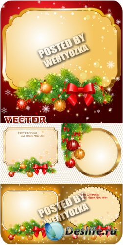   / Christmas garland - stock vector