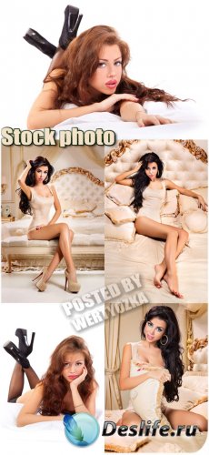    / Girl model looks - stock photos