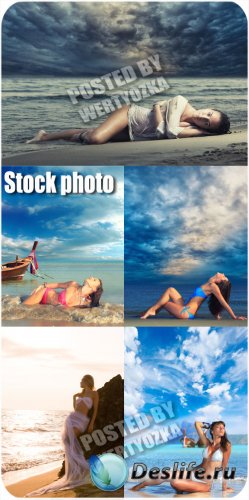    / Girl and the Sea - stock photos