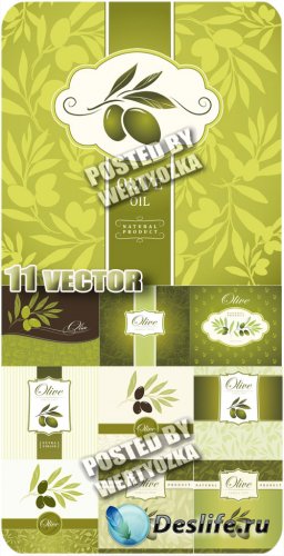 ,    / Olives, beautiful vector backgrounds