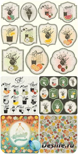     , , ,  / Food labels in vintage