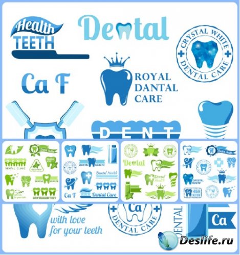   ,  / Vector elements of dentistry, medicine