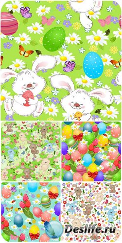      ,    / Easter vector backgrounds