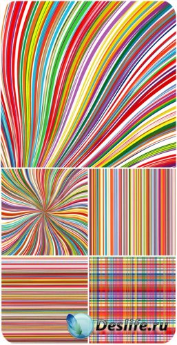     ,  / Vector backgrounds with colored lines, abstraction