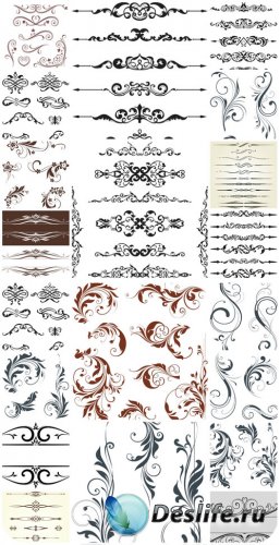  ,      / Design elements, borders and ornaments vector