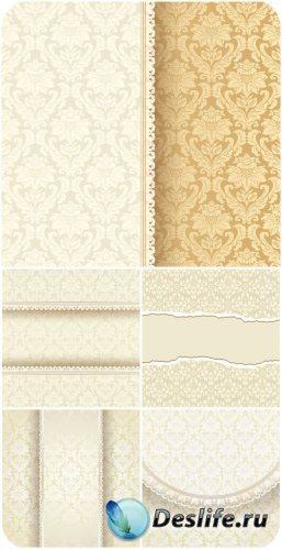   ,   / Backgrounds with patterns, vintage vector
