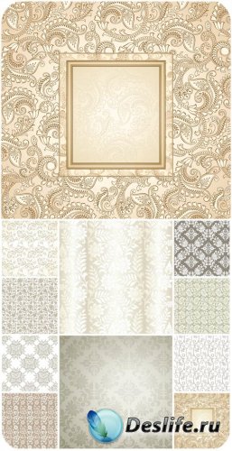     ,  / Backgrounds with ornaments vector, vinta ...
