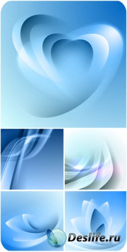      / Blue vector backgrounds with abstracti ...