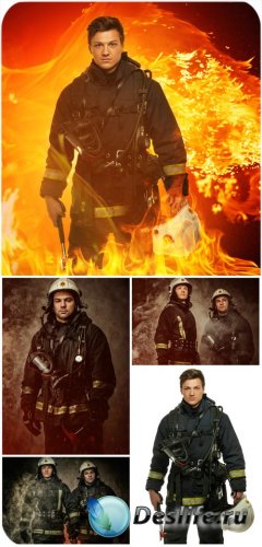 , ,   / Firefighters, rescue workers, rescue work - Stock Photo