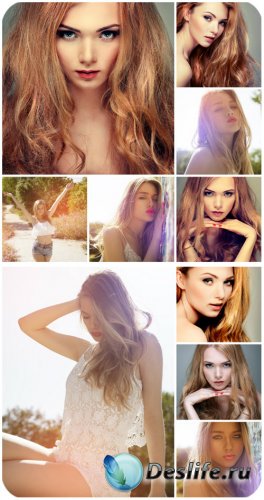    / Glamorous blond girl - Stock Photo