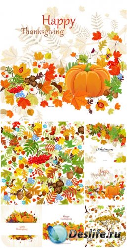     ,    / Autumn vector background