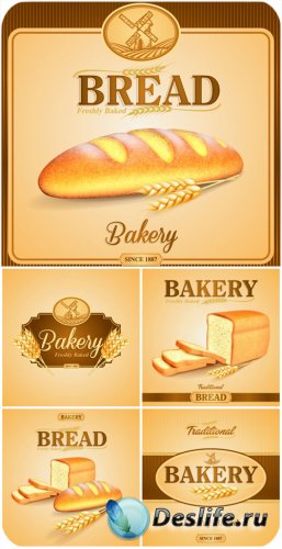,      / Bread vector backgrounds  ...