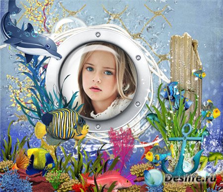 Рамка детская – Подводный мир