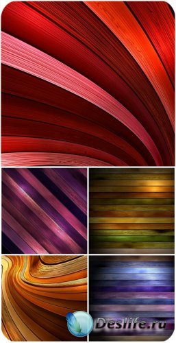      / Colored wooden background vector