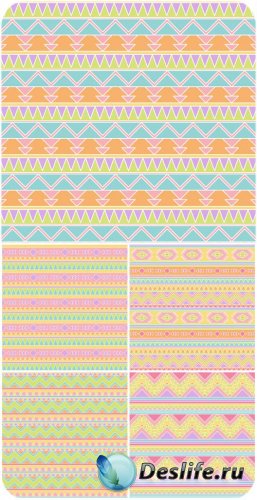      / Vector background with geometric patterns
