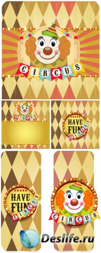 ,       / Circus, vector backgrounds
