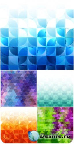 , ,   / Vector backgrounds, abstract, colorful texture