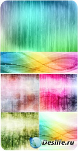       / Vintage vector backgrounds with colored abstraction