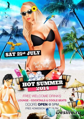 PSD Templates - Sexy Summer Party Pack
