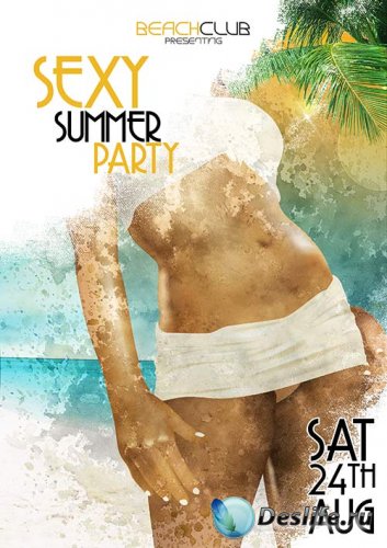 PSD Templates - Sexy Summer Party Pack