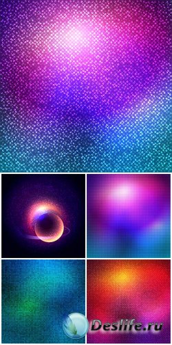       / Abstract vector background with light effects