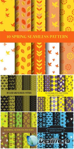    ,    / Natural and autumn textures, backgrounds vector