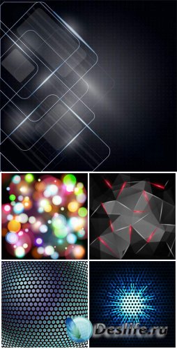       / Dark abstract background with glow effect