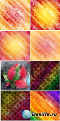      / Abstract colorful backgrounds vec ...