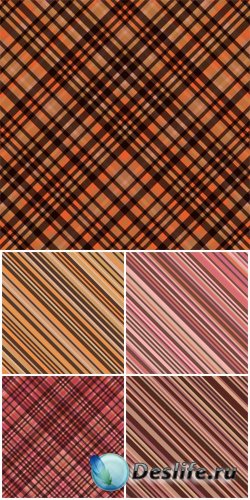       / Vector backgrounds checkered and striped