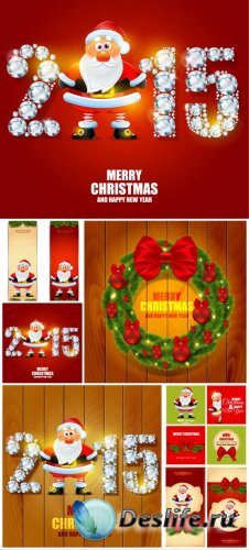  ,  ,  / Christmas vector, santa claus, backgrounds