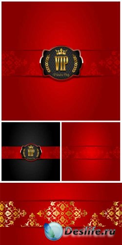      / Red and black vector backgrounds
