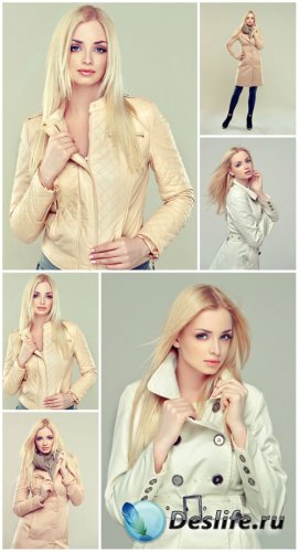    / Girl in jacket - Stock photo
