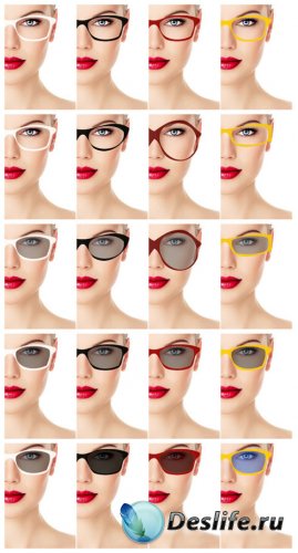    / Women's fashion glasses - Stock Photo