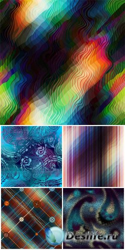  , ,   / Vector backgrounds, abstract, colorful patterns