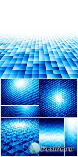  ,   / Vector backgrounds, blue abstraction