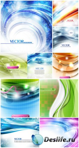    ,   / Abstract bright-lines, vector background