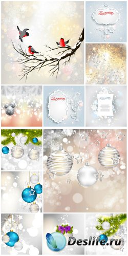 Christmas vector, Christmas tree balls
