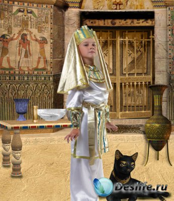 Шаблон  детский - Фараон