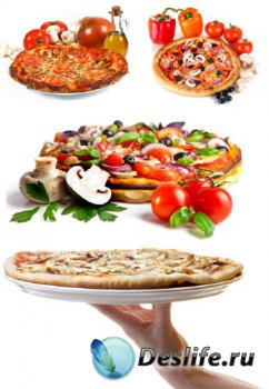 Аппетитная Пицца (подборка растрового клипарта)