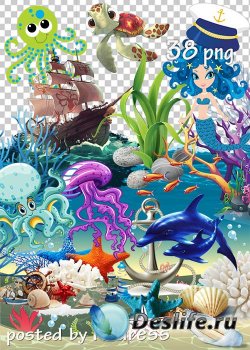      - Marine summer clipart for design